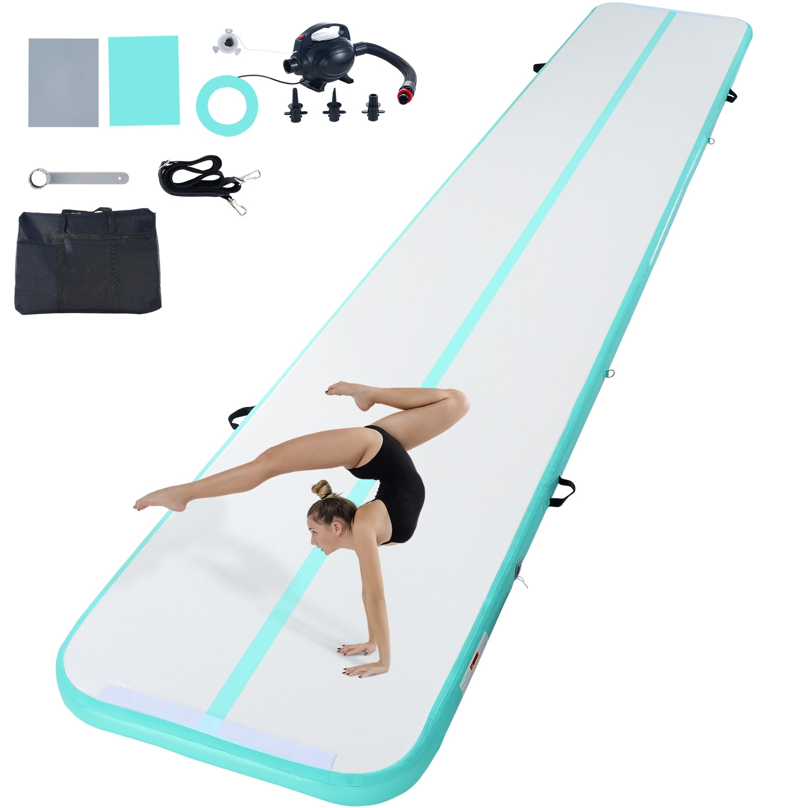 VEVOR Gymnastics Air Mat 4 inch Thickness Inflatable Gymnastics