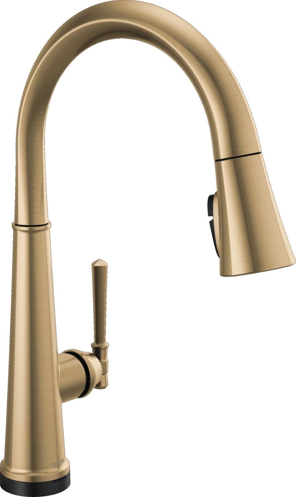 Delta 9182TL-CZ-PR-DST Emmeline Lumicoat Champagne Bronze Single Handle Deck-mount Touchless Pull-down Kitchen Faucet with Sprayer