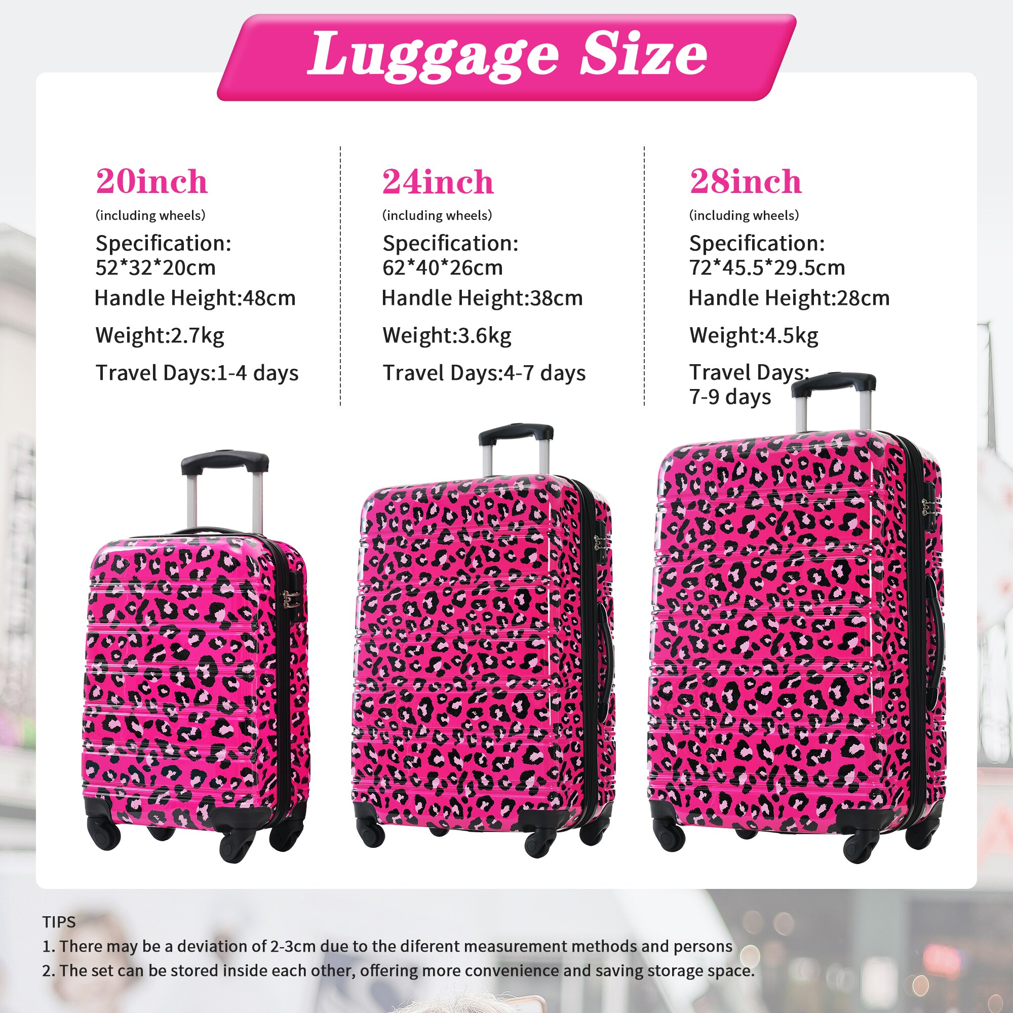 ModernLuxe L3P-N732P218227H Luggage-And-Luggage-Sets - View #6