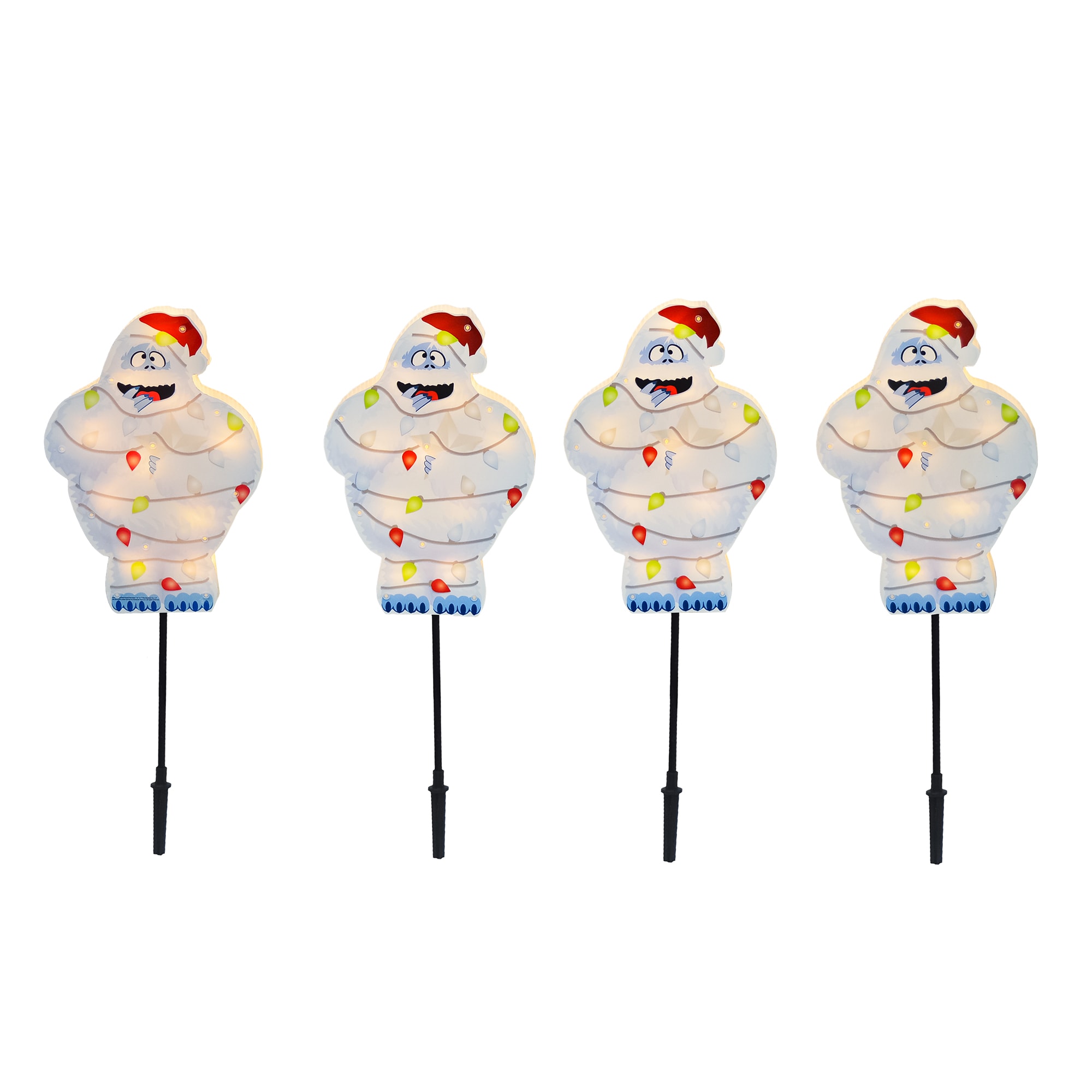 ProductWorks PW-76403 Bumble 12-Inches Freestanding Yard decoration with White LED Lights