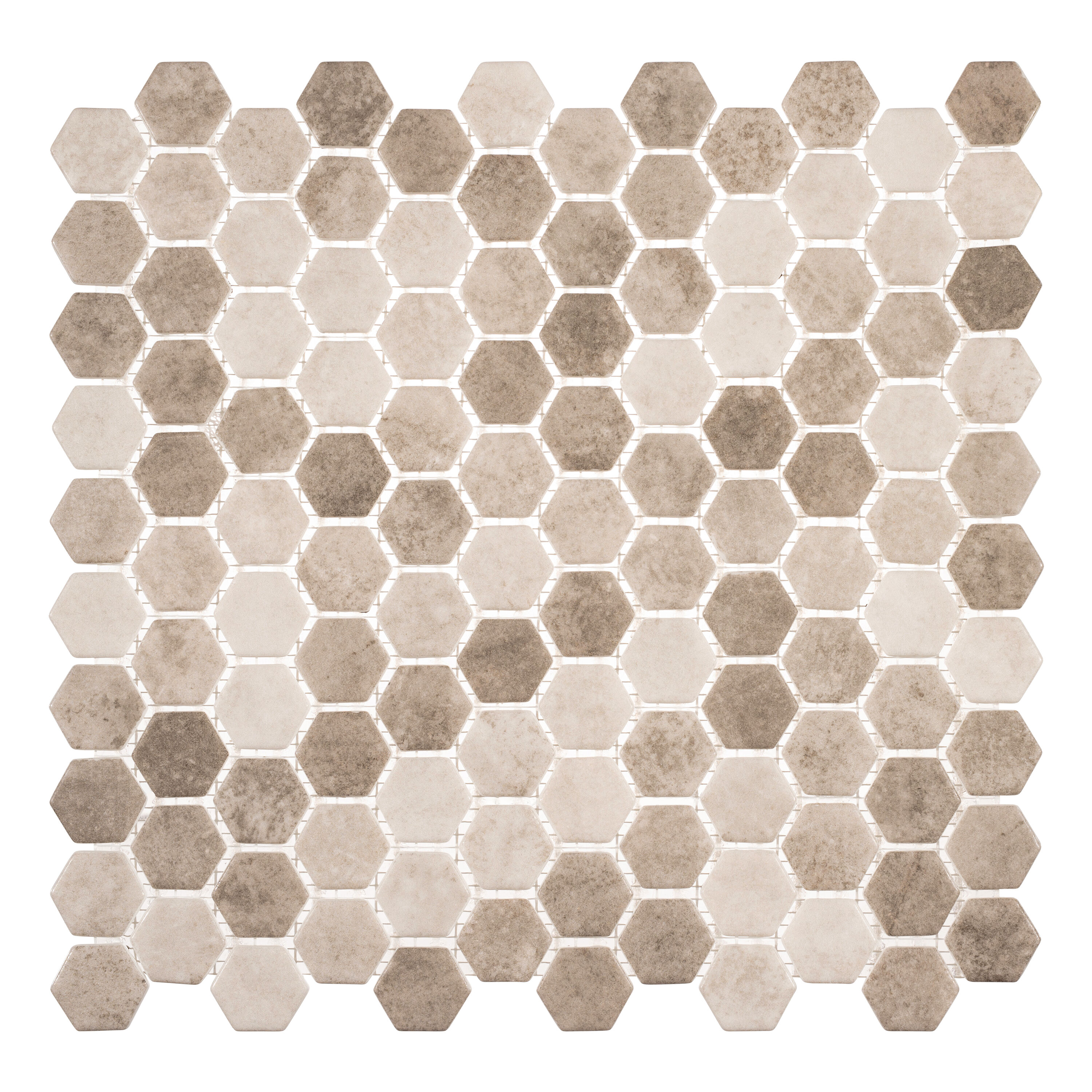 Andova Tiles TRILLION Krest 12-in x 12-in Matte Recycled Glass Hexagon ...