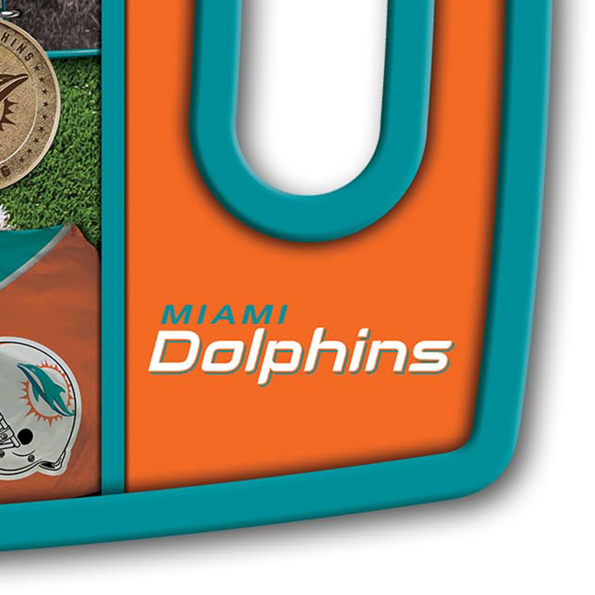 YouTheFan 2500119 NFL Miami Dolphins Retro Series Cutting Board