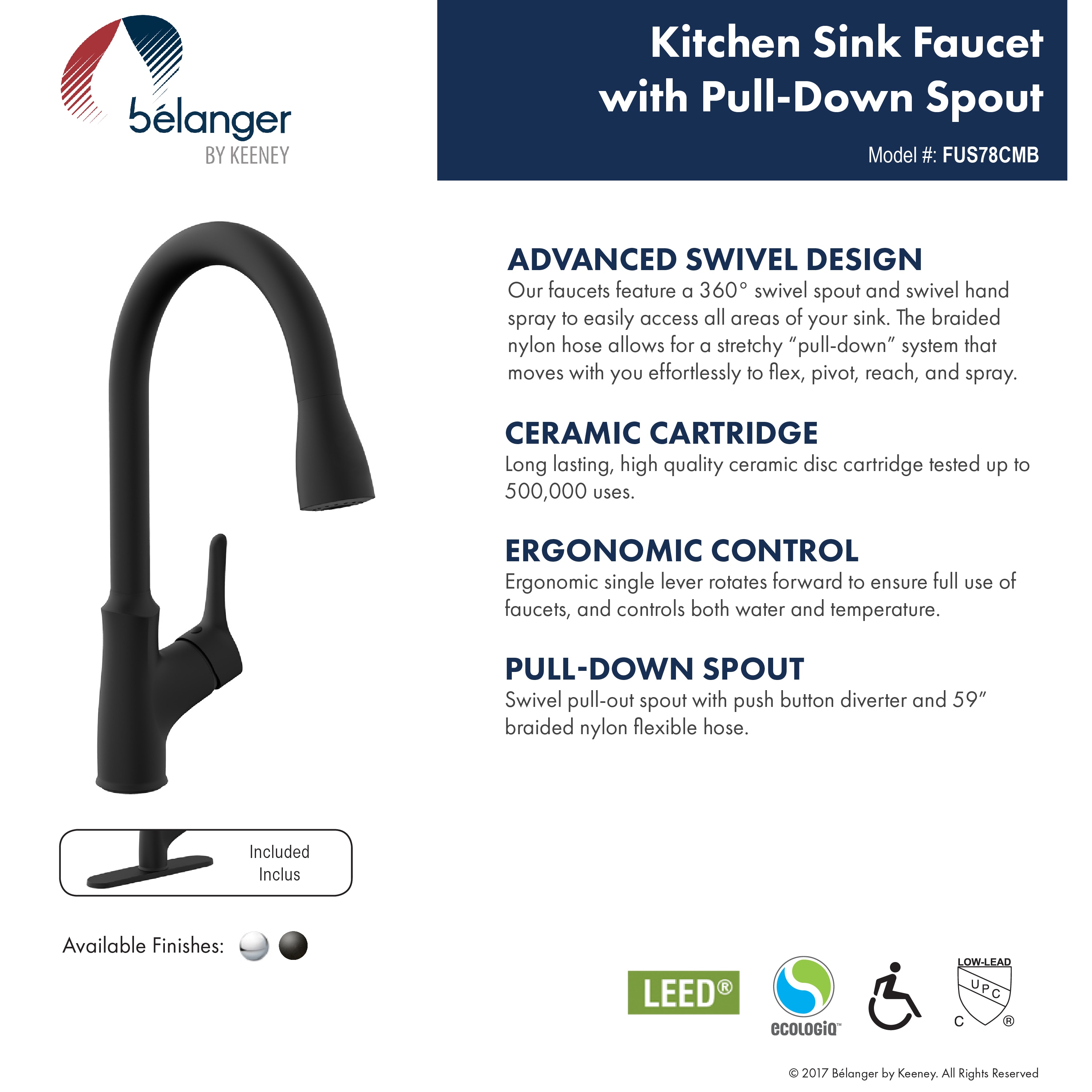 Belanger FUS78CMB Kitchen-Faucets - View #13