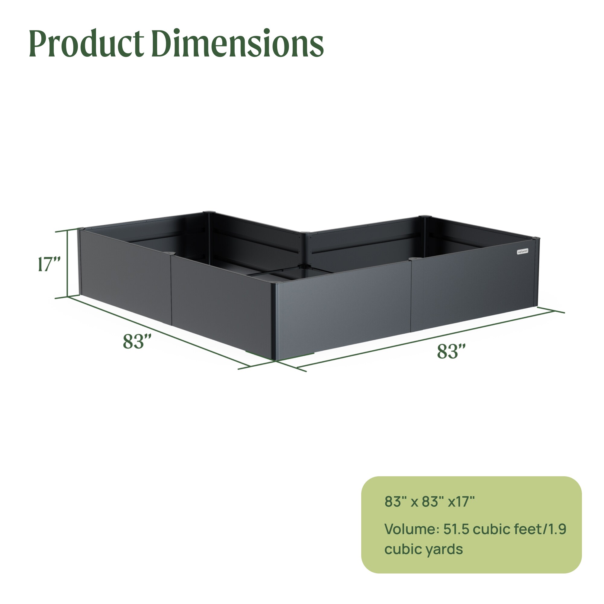 Vego Garden VBML8383CH Raised-Garden-Beds - View #2