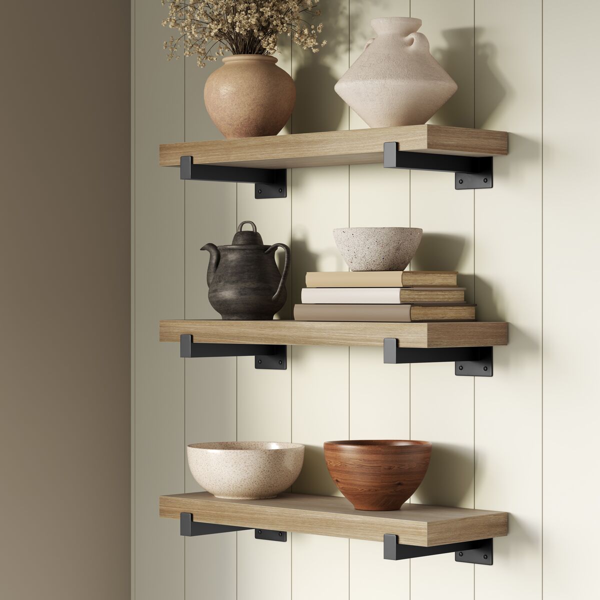 allen + roth LWS24SKNO Wall-Mounted-Shelving - View #2