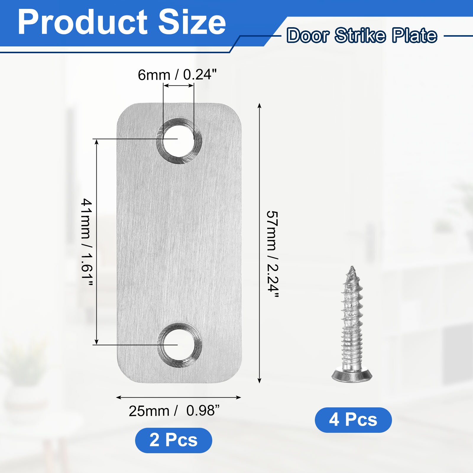 Unique Bargains S26031700UX4191 Entry-Door-Kick-Plates - Thumbnail View #2