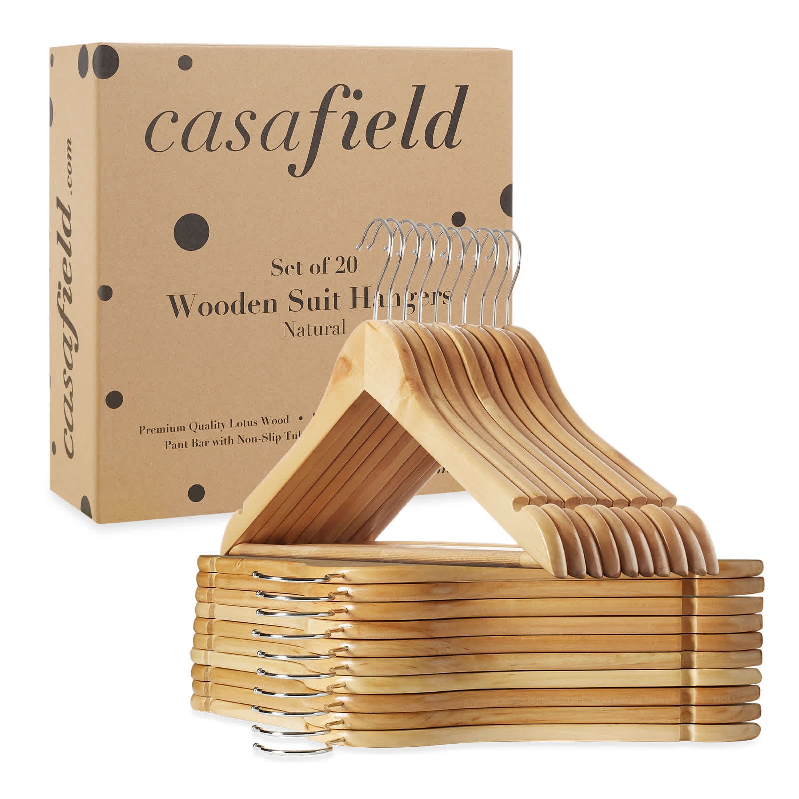 Casafield HG-SL-20-NAT. Wood-Closet-Accessories - View #6