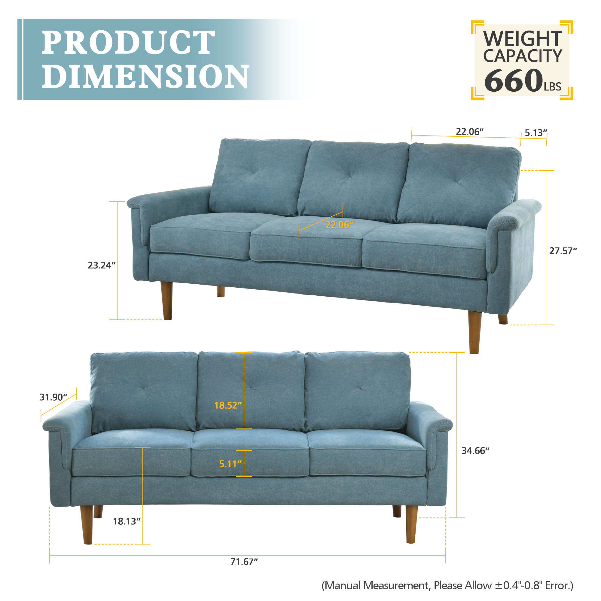 weaxty HMBNOP400 Sofas-Loveseats - View #7