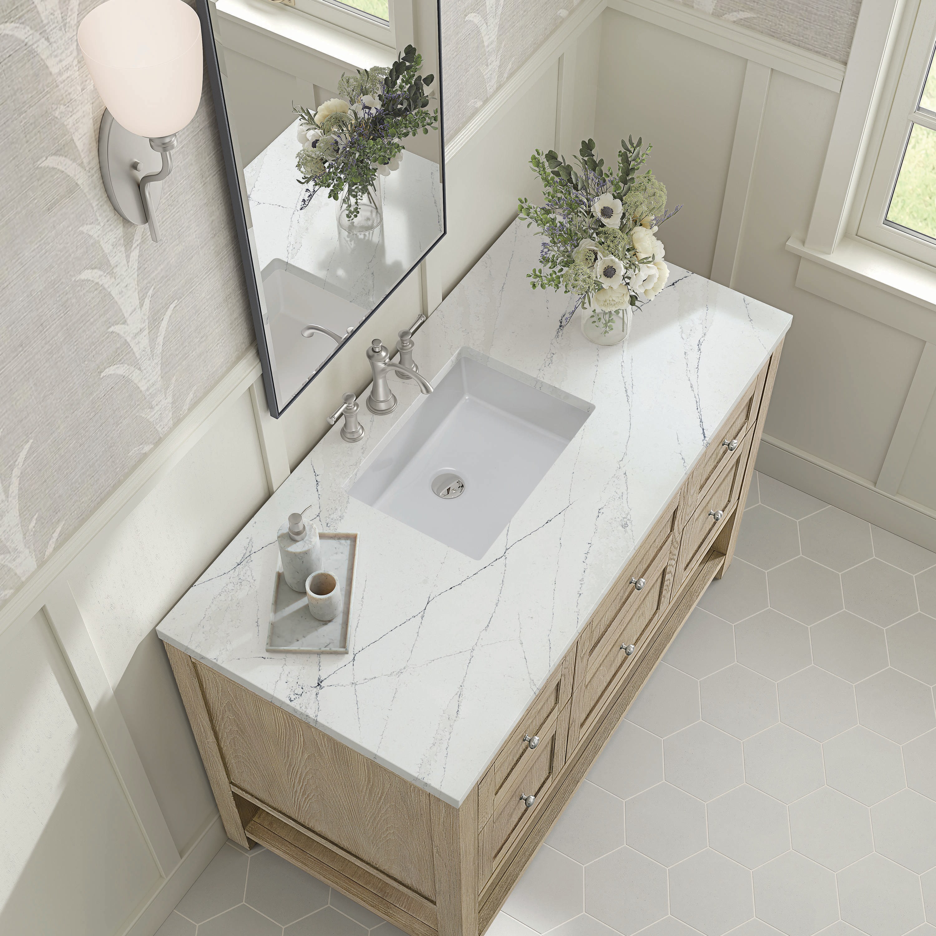 James Martin Vanities 330-V48-WWO-3ENC Bath-Vanity-Combo - View #5
