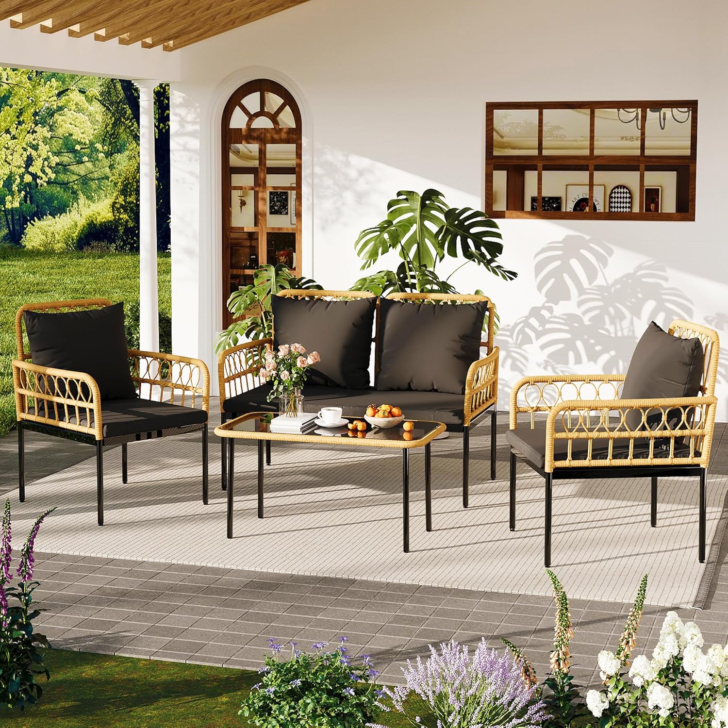 Qeetex LHF-DYQ-PHO-34U6AMYS Patio-Dining-Sets - View #3