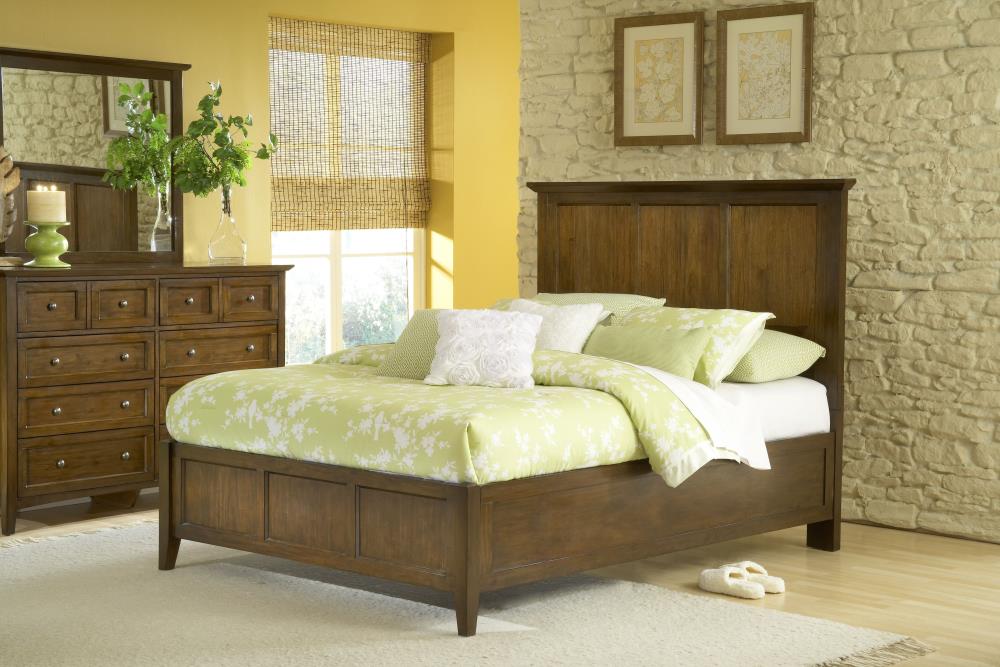 Modus Furniture 4N35L7 Paragon Truffle King Wood Platform Bed