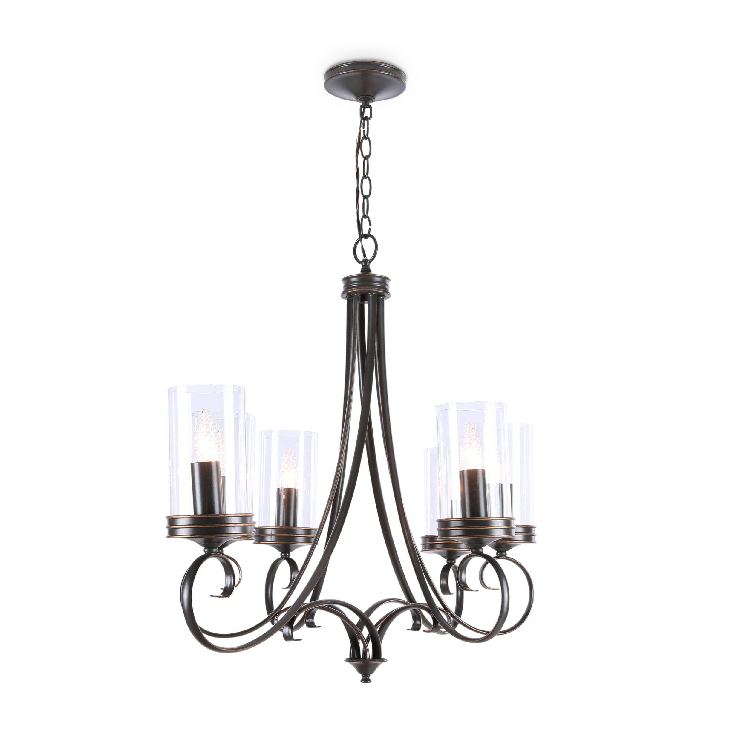 kichler diana 6 light chandelier