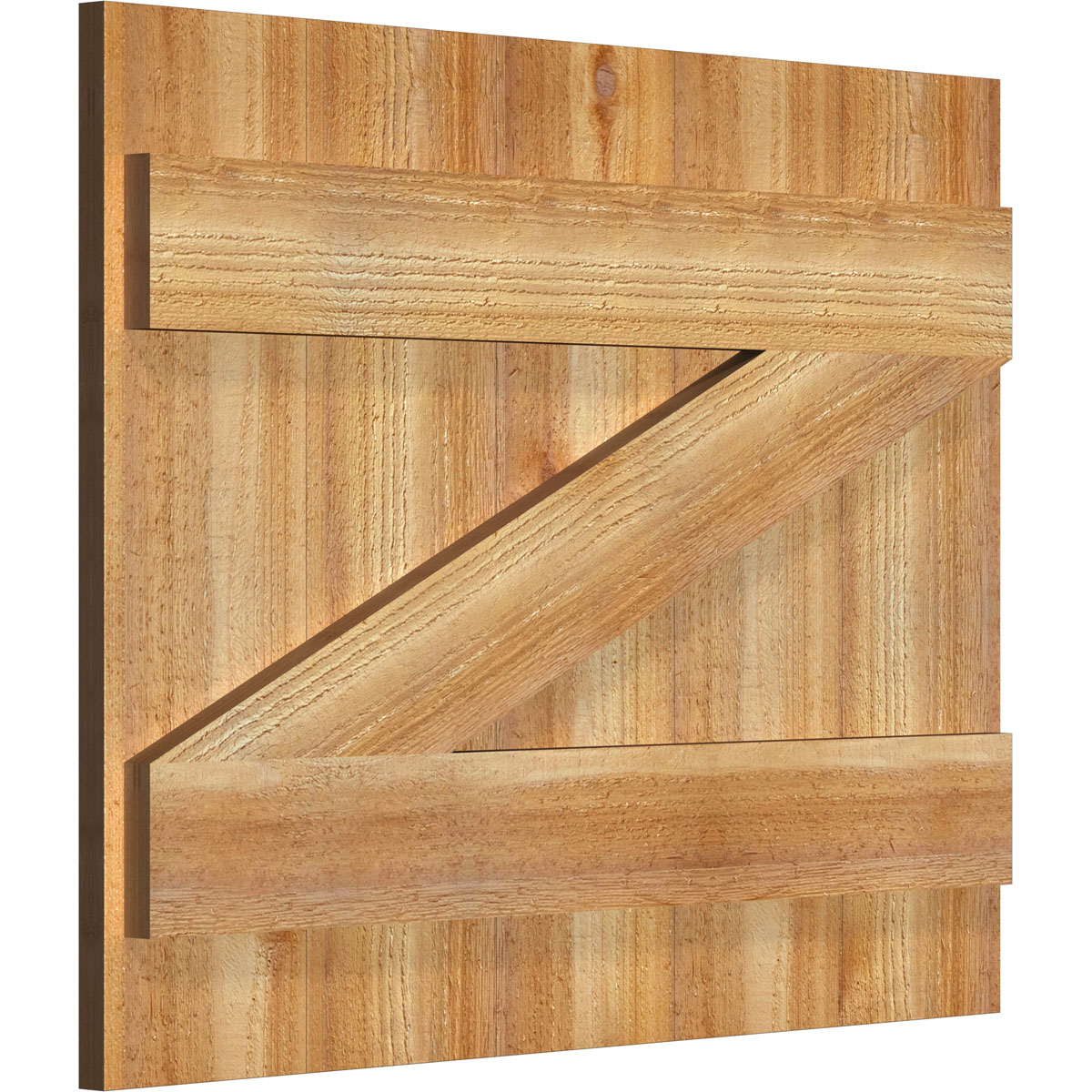 Ekena Millwork RBJ06Z26X021RWR Exterior-Shutters - View #2