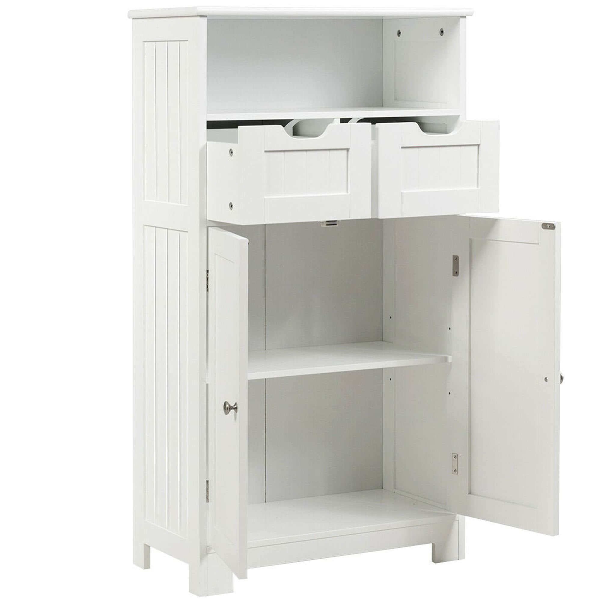 WELLFOR OUJ64500WH Linen-Cabinets - View #5