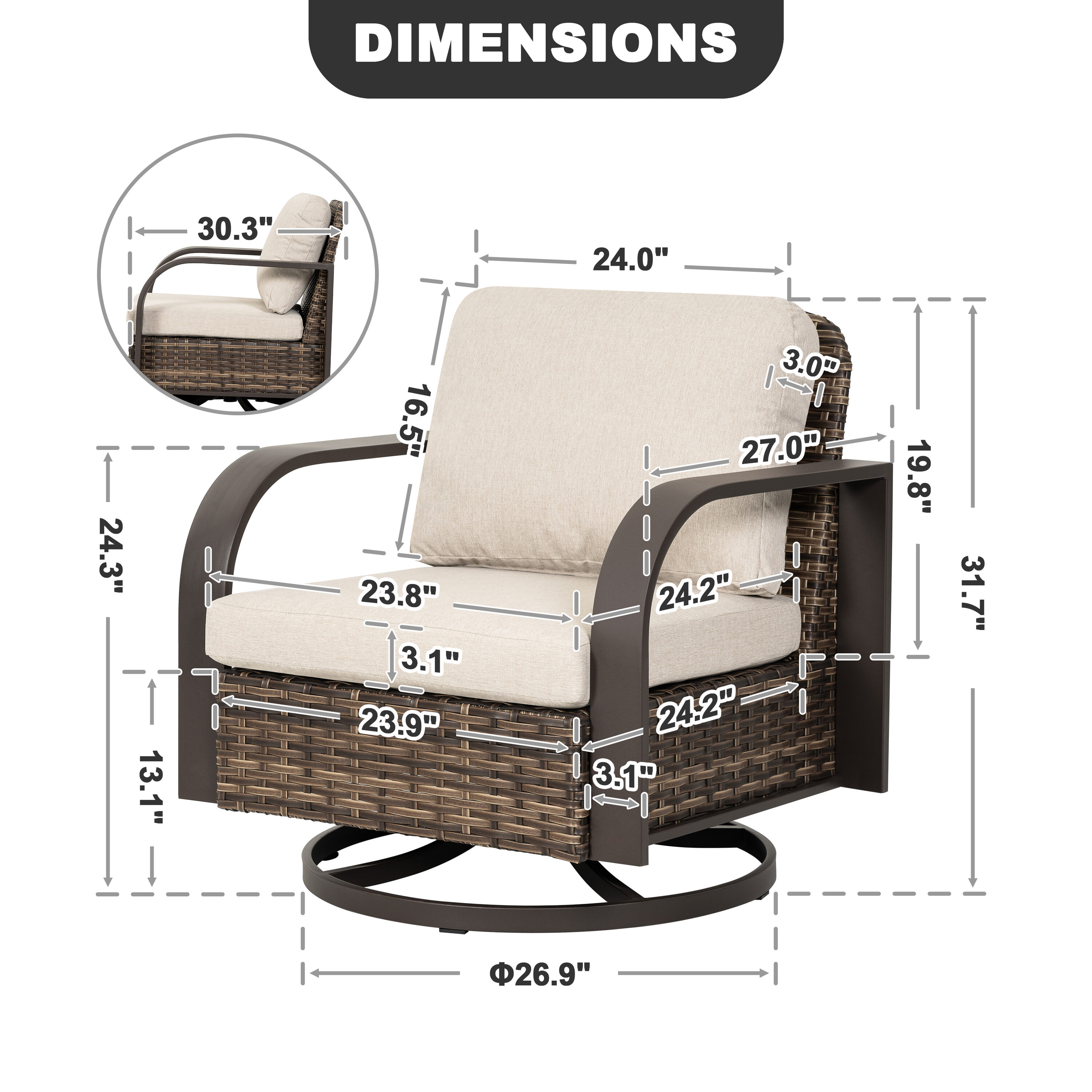 Nuu Garden SBW001S Patio-Chairs - View #4