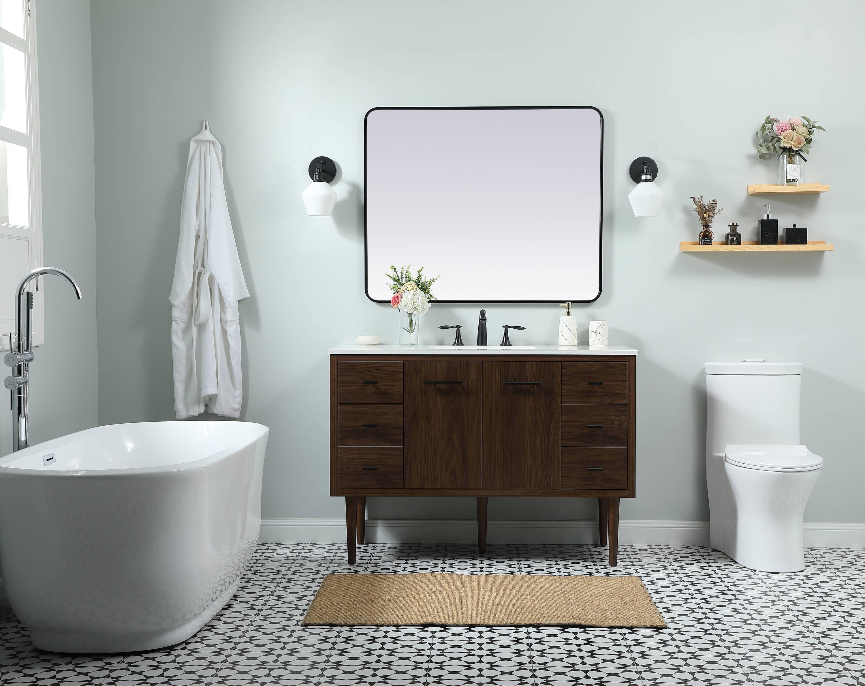 Elegant Decor HF144144MWT Bath-Vanity-Combo - View #5