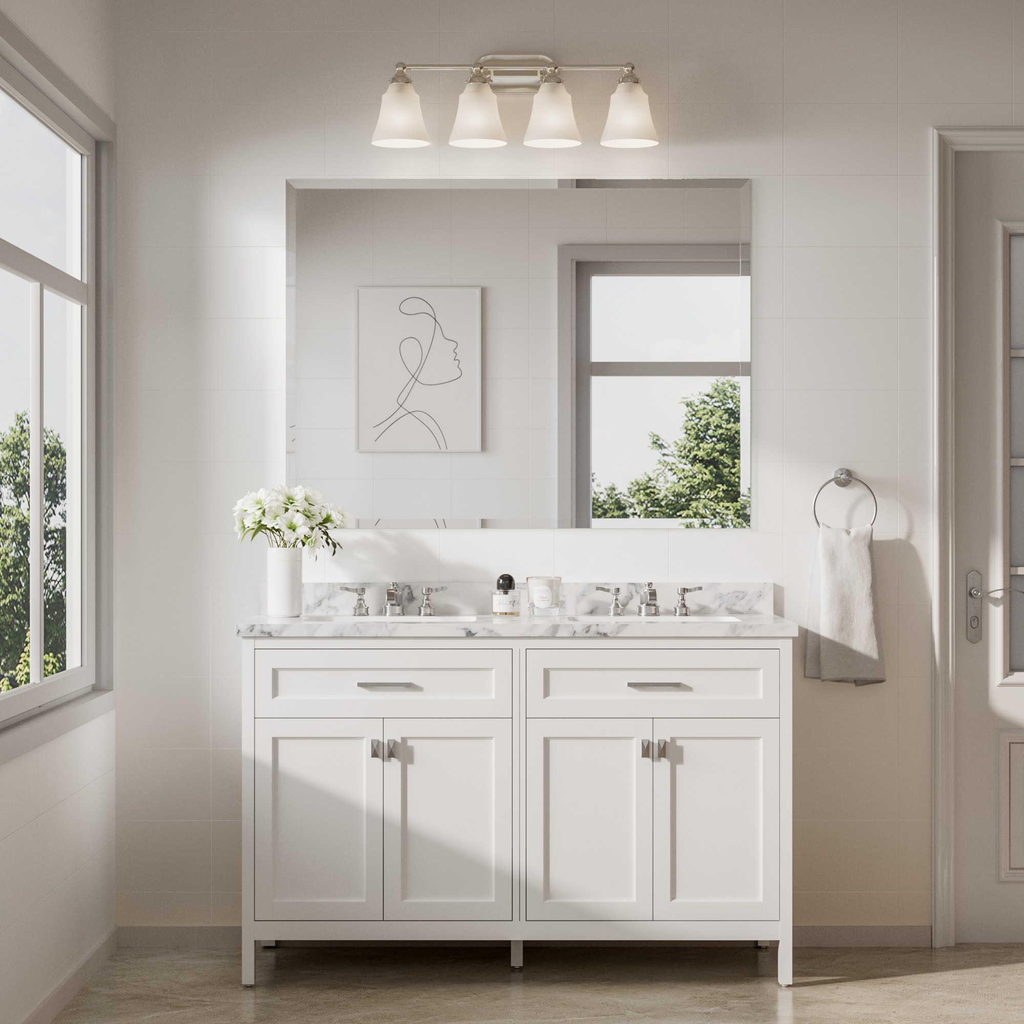TETOTE LW-TE-BM63-12191 Framed-Bath-Mirrors - View #2