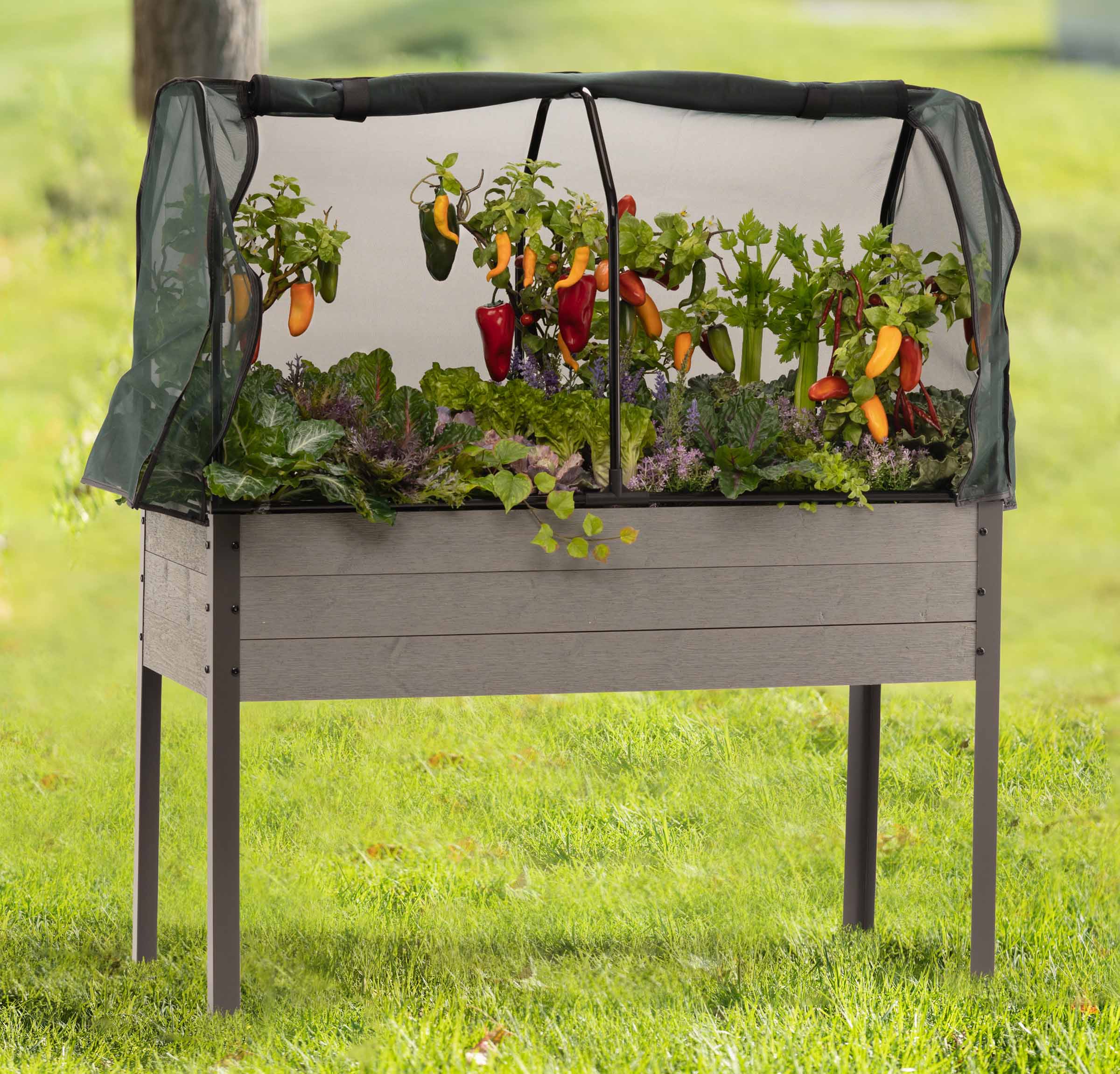 CedarCraft CCESB4721GY-GB Raised-Garden-Beds - View #4