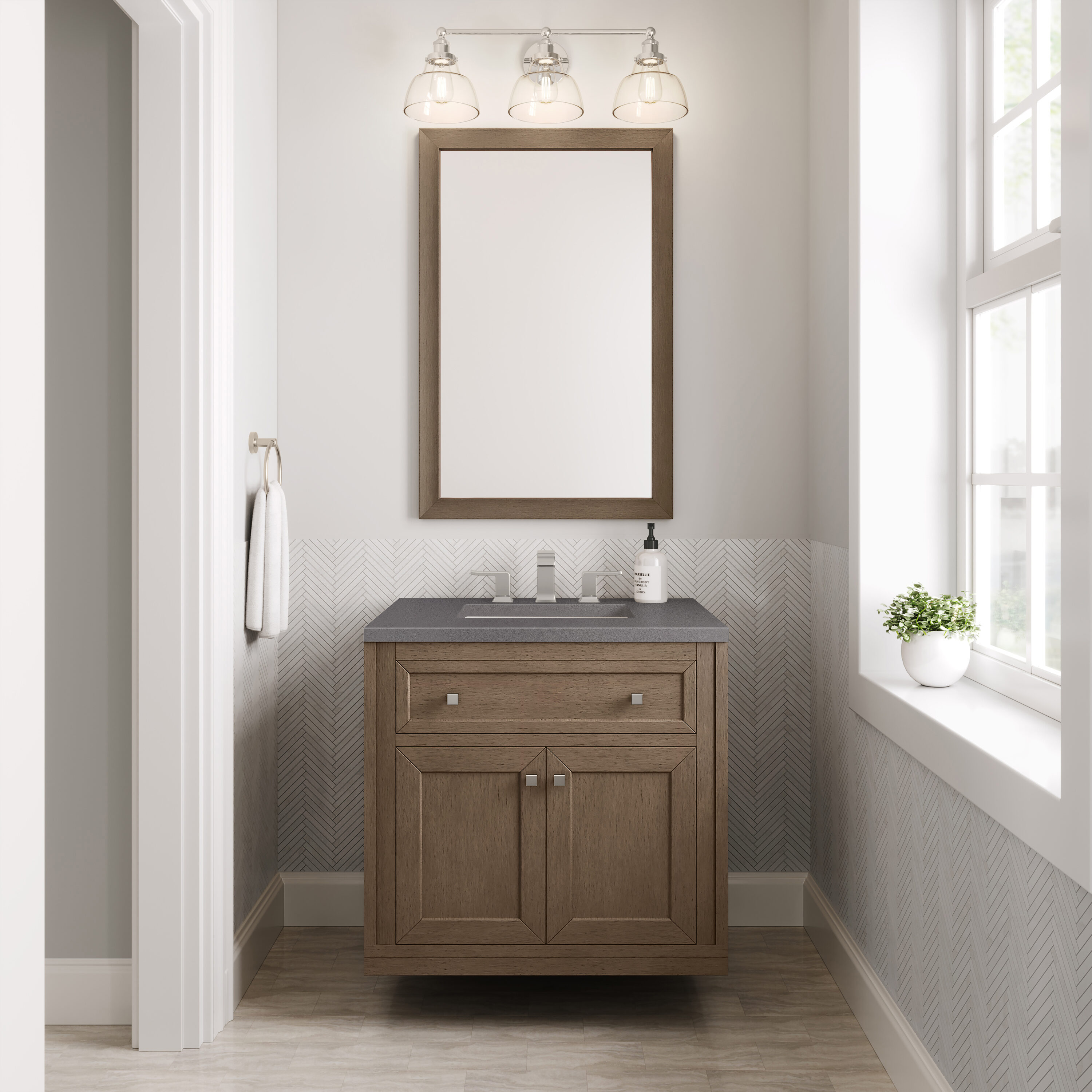 James Martin Vanities 305-V30-WWW-3GEX Bath-Vanity-Combo - View #5