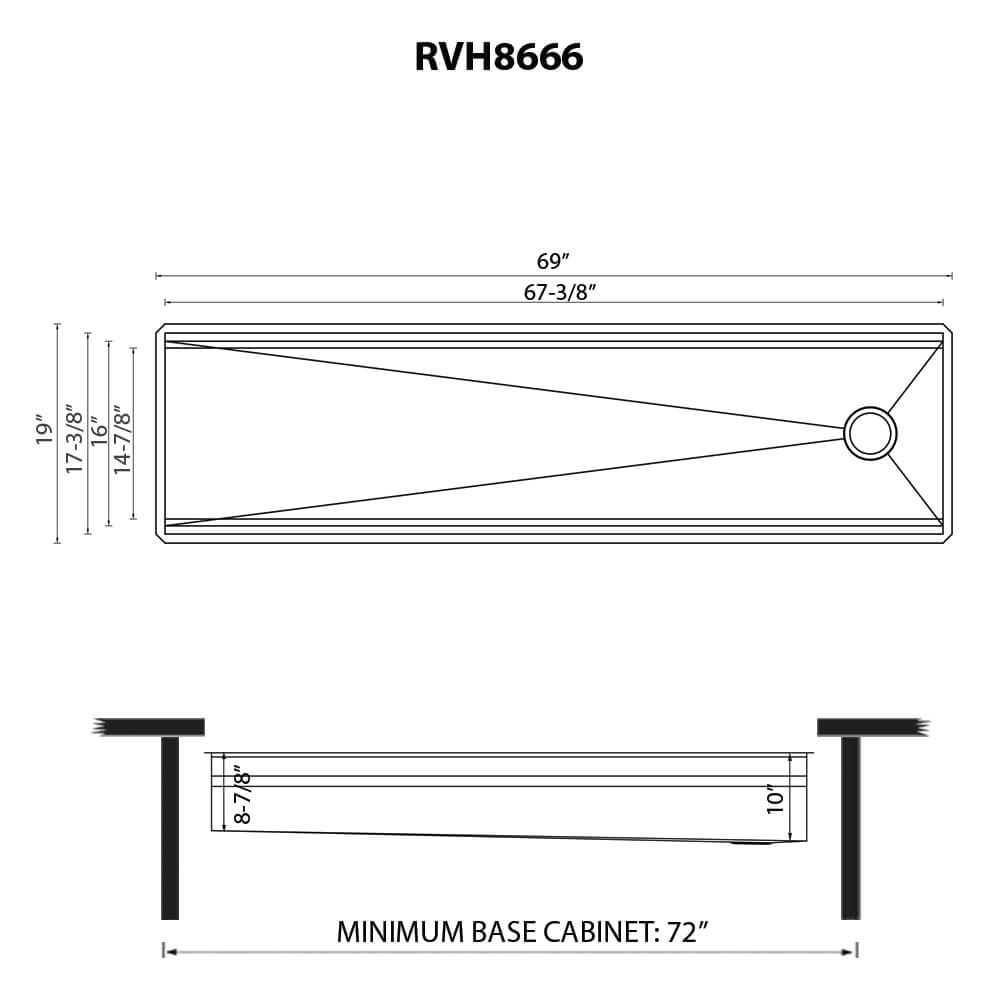 Ruvati RVH8666 Kitchen-Sinks - View #15