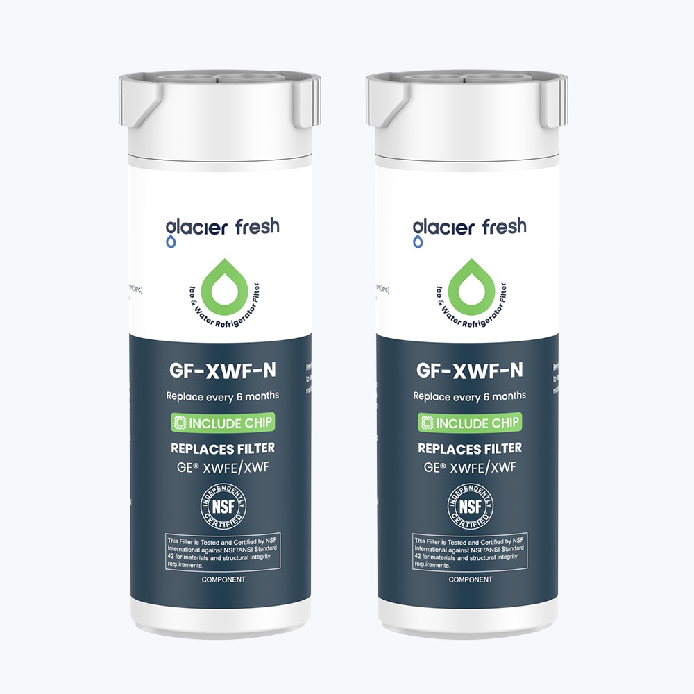 Glacier Fresh GF-Z031X-2P Twist-in Refrigerator Water Filter XWFE 2-pack