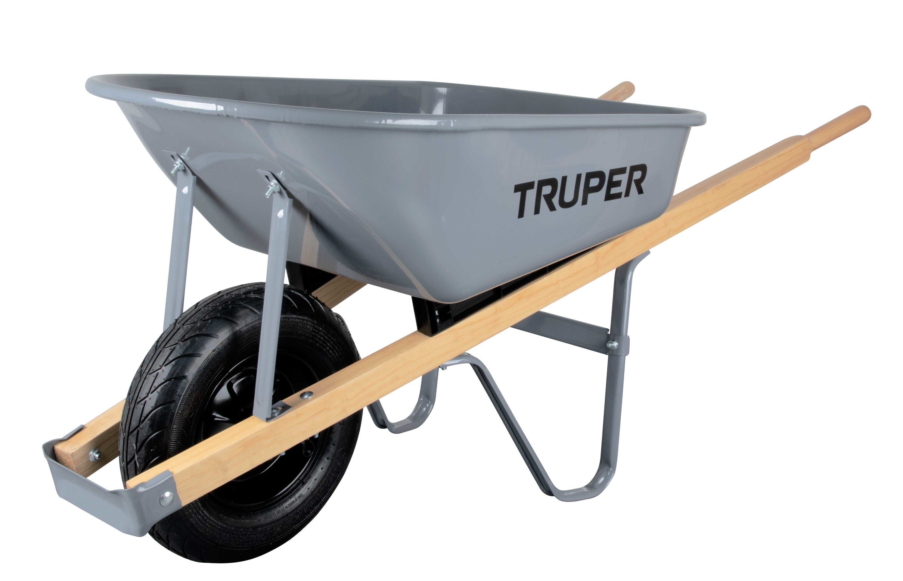 Truper 5.5 cu ft Steel Wheelbarrow in the Wheelbarrows department