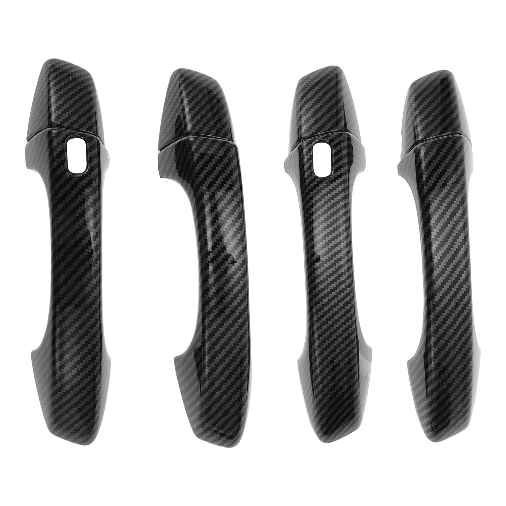 Unique Bargains Smart Car Door Handle Cover Trim Side Door Handle Cover for VW Golf 2013-2020 ABS Carbon Fiber Black 1 Set