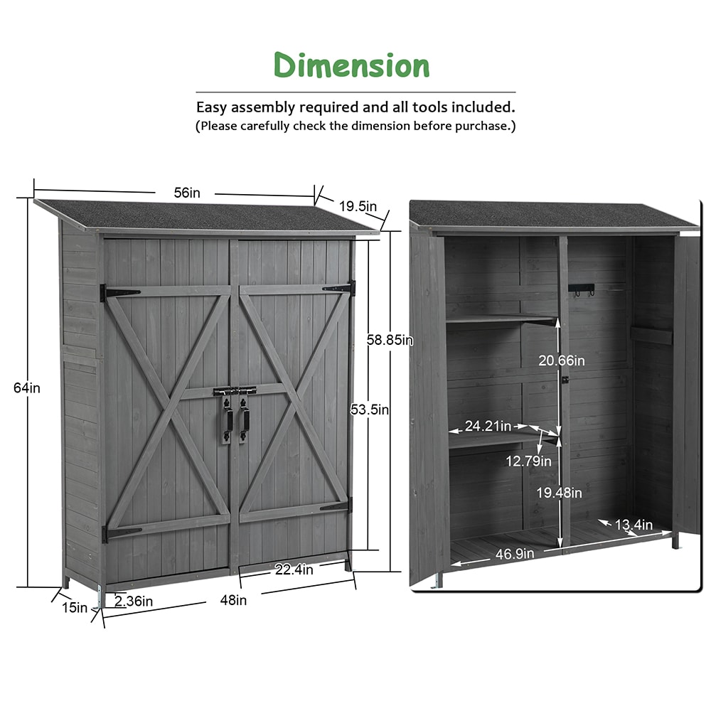 Topcraft GSH019 Wood-Storage-Buildings - View #2