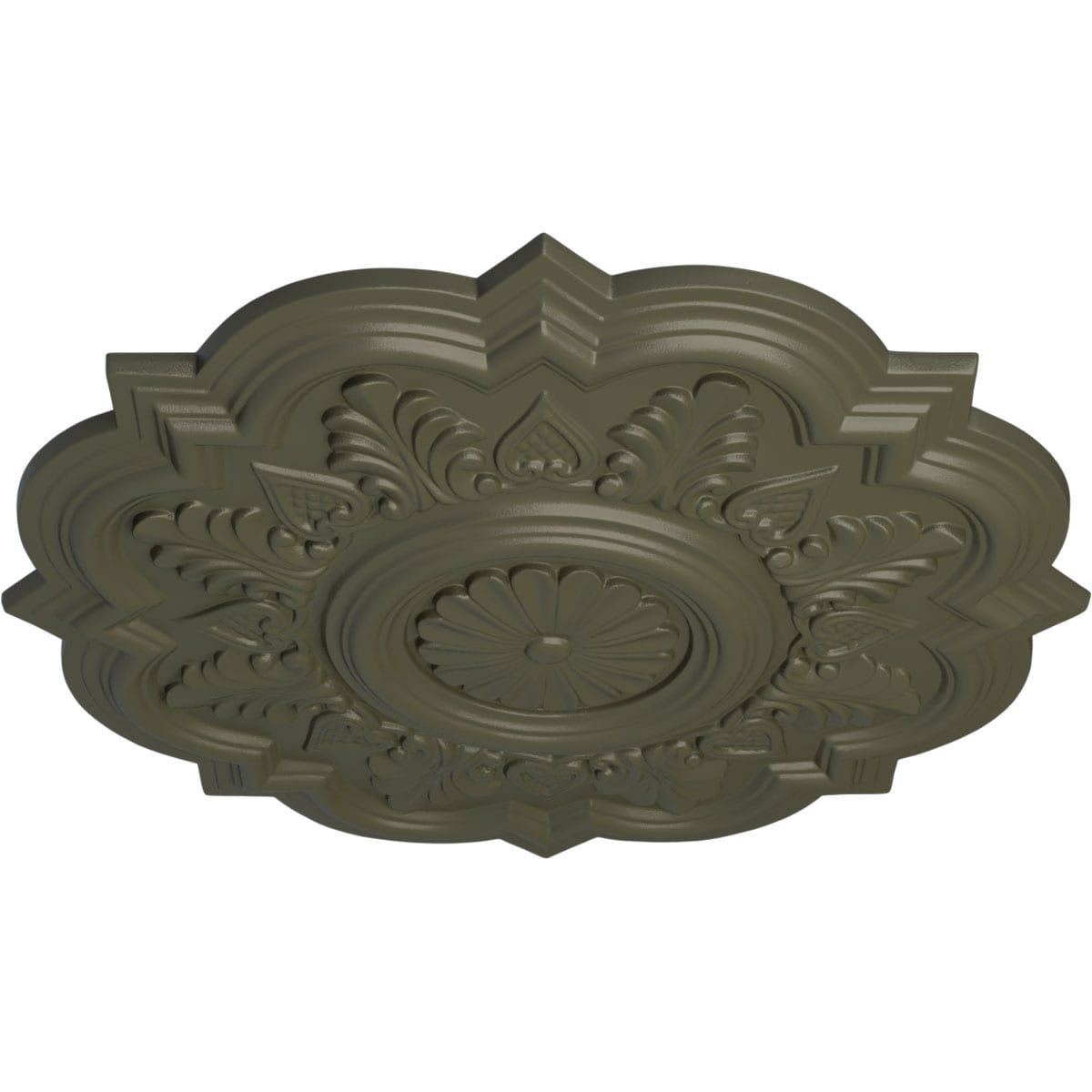 Ekena Millwork CM20DRWHF Ceiling-Medallions - View #2