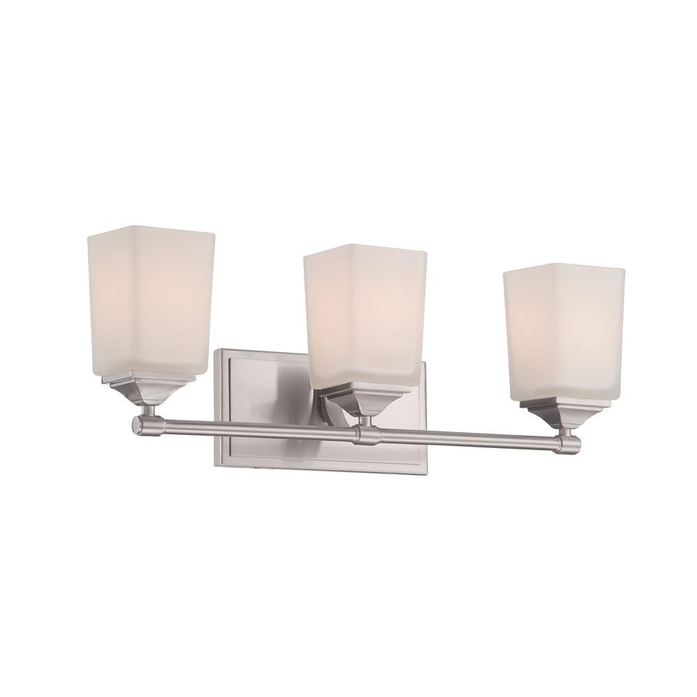 Designers Fountain 68603-SP Corbin 3-Light Satin Platinum Transitional Vanity Light