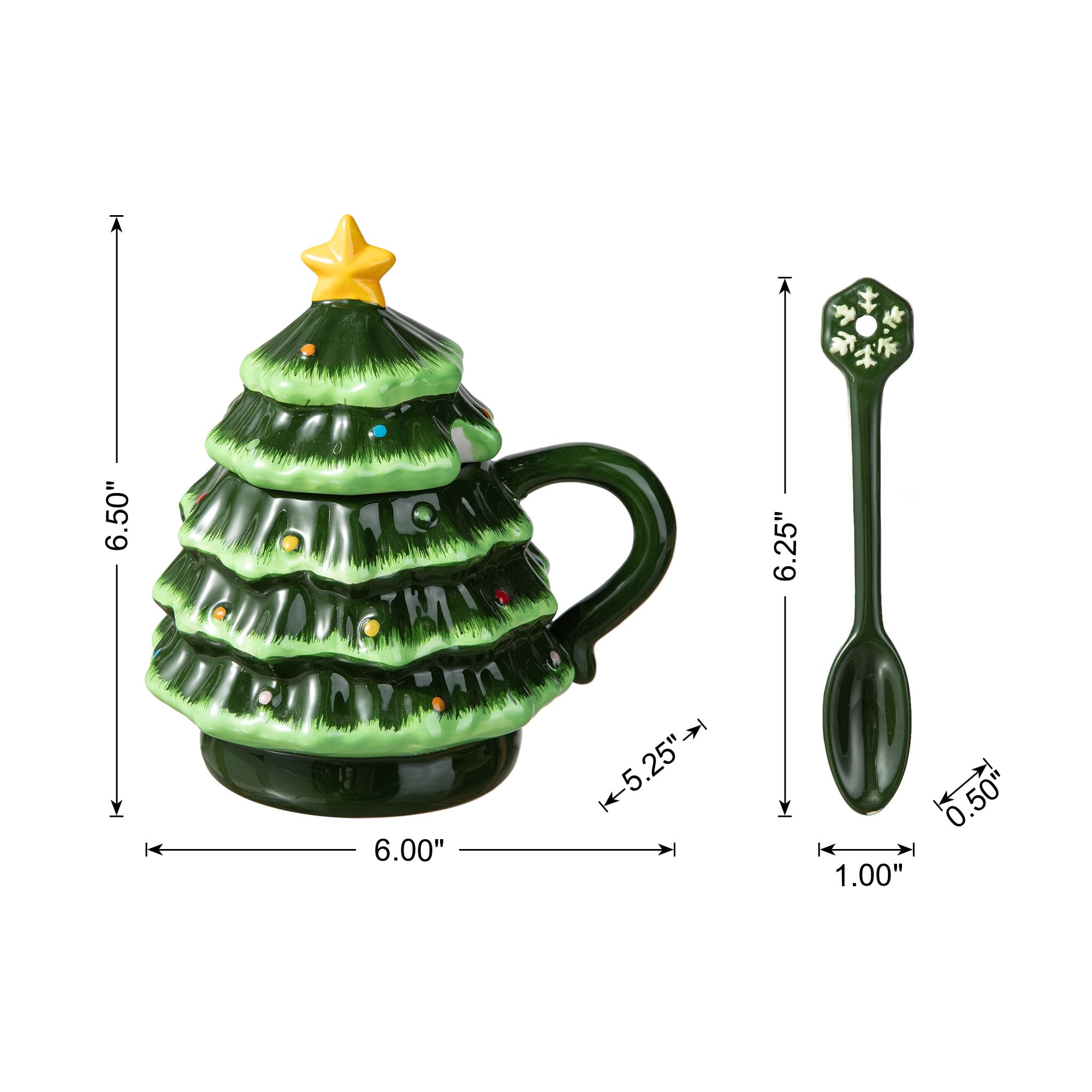Glitzhome 2040400002 Table-Christmas-Decorations - View #6