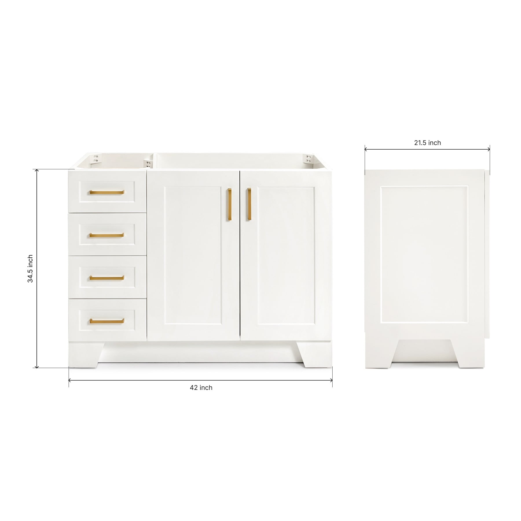 ARIEL Q043S-R-BC-WHT vanities - View #13