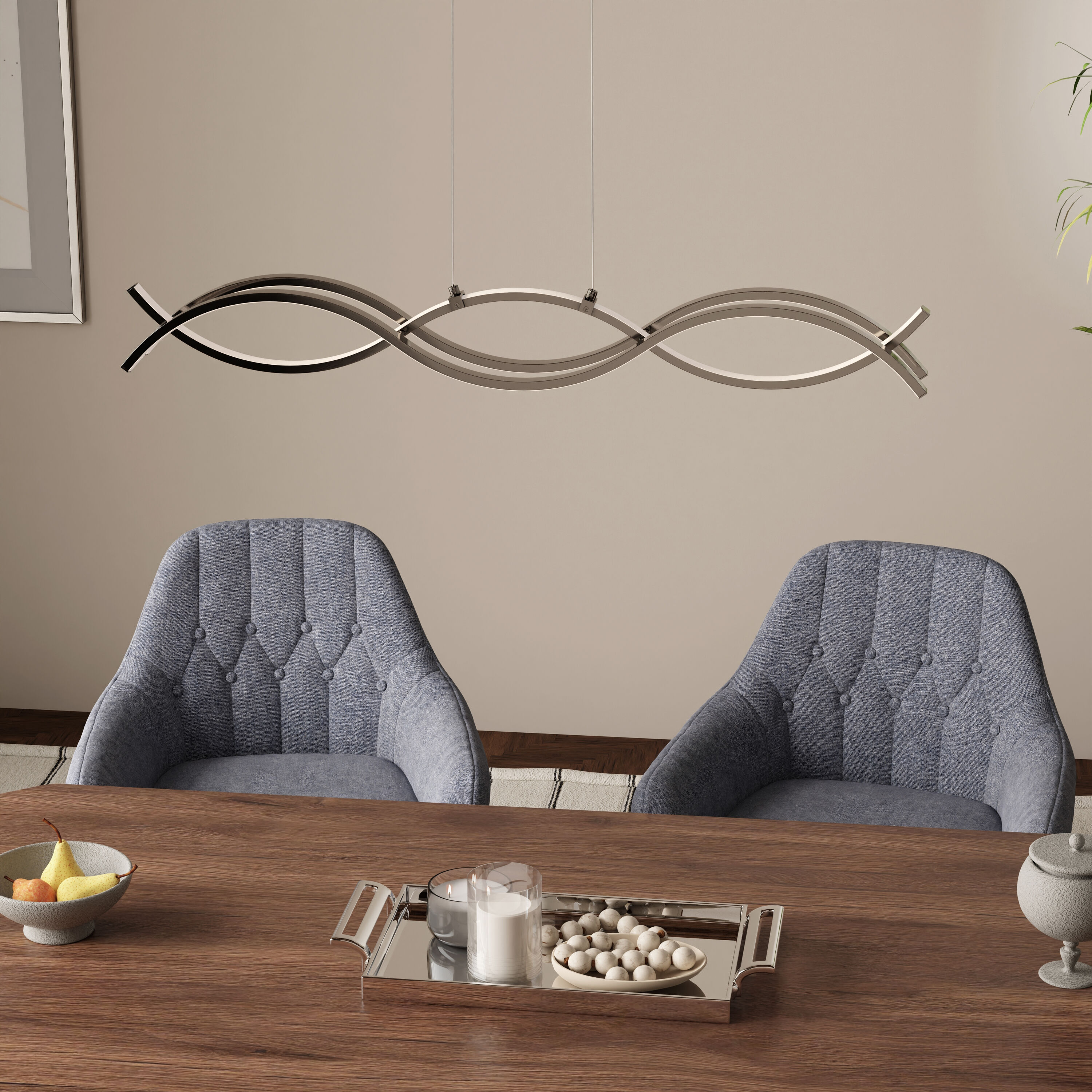 Origin 21 Irvington 2-Light Brushed Nickel Modern