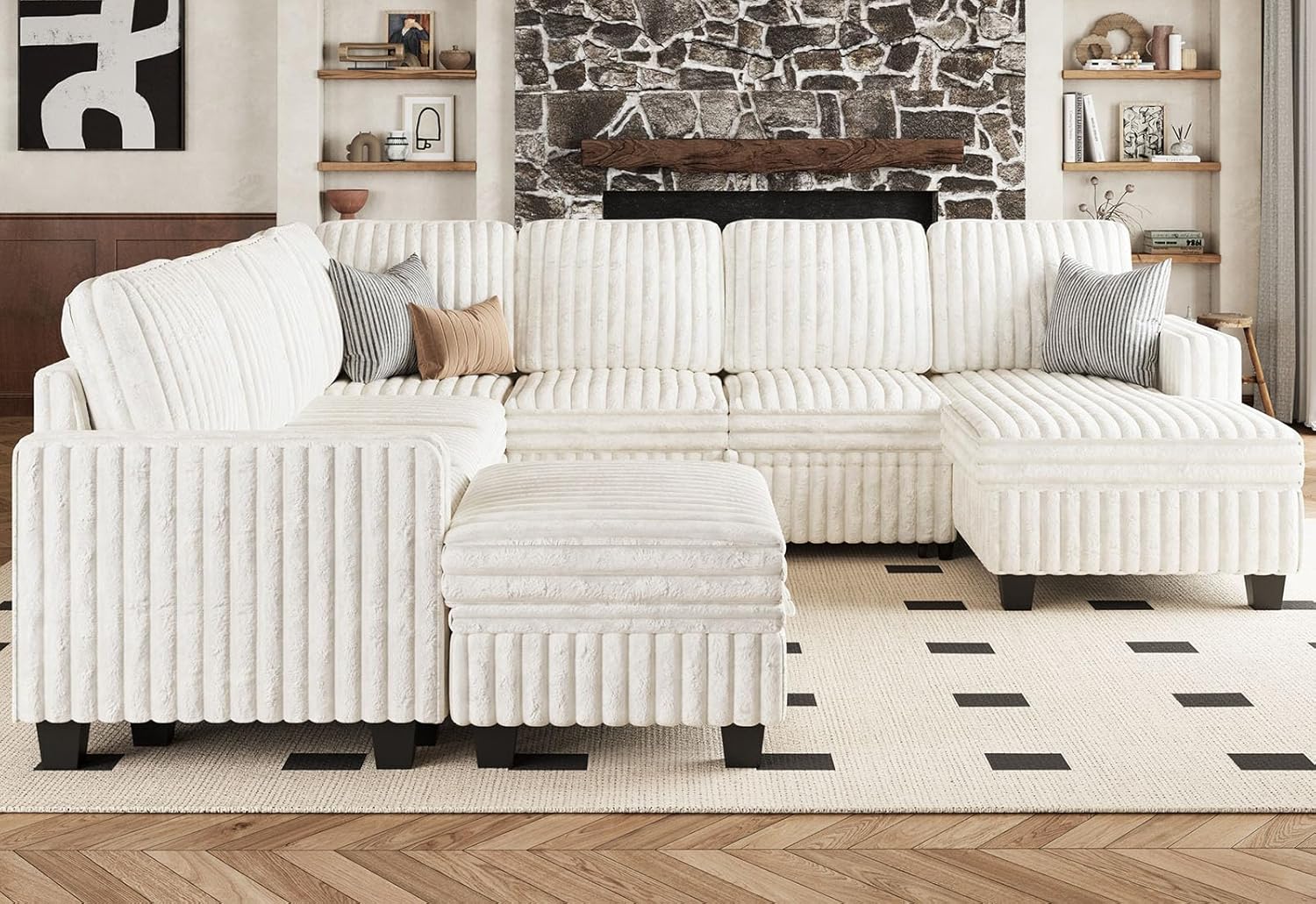 Belffin BF106-ABCDEGI-WHITE futons - View #4