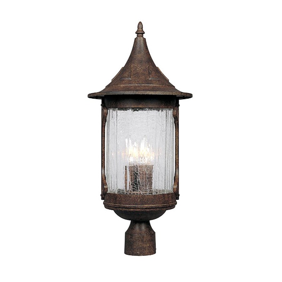  20936-CHN Canyon Lake 24-in Chestnut Traditional Outdoor Post Light