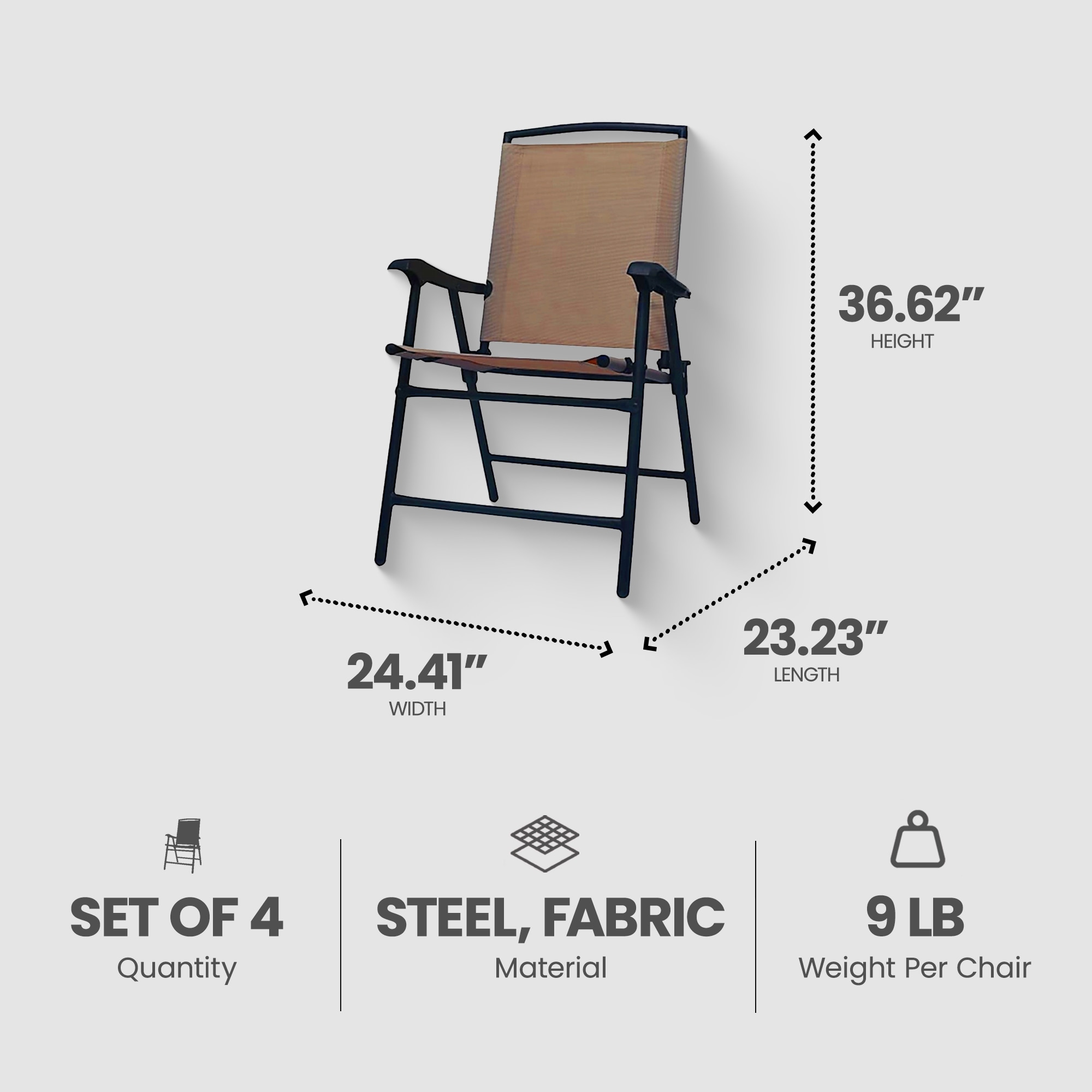 Four Seasons Outdoor Product 399392 Beach-Camping-Chairs - View #3