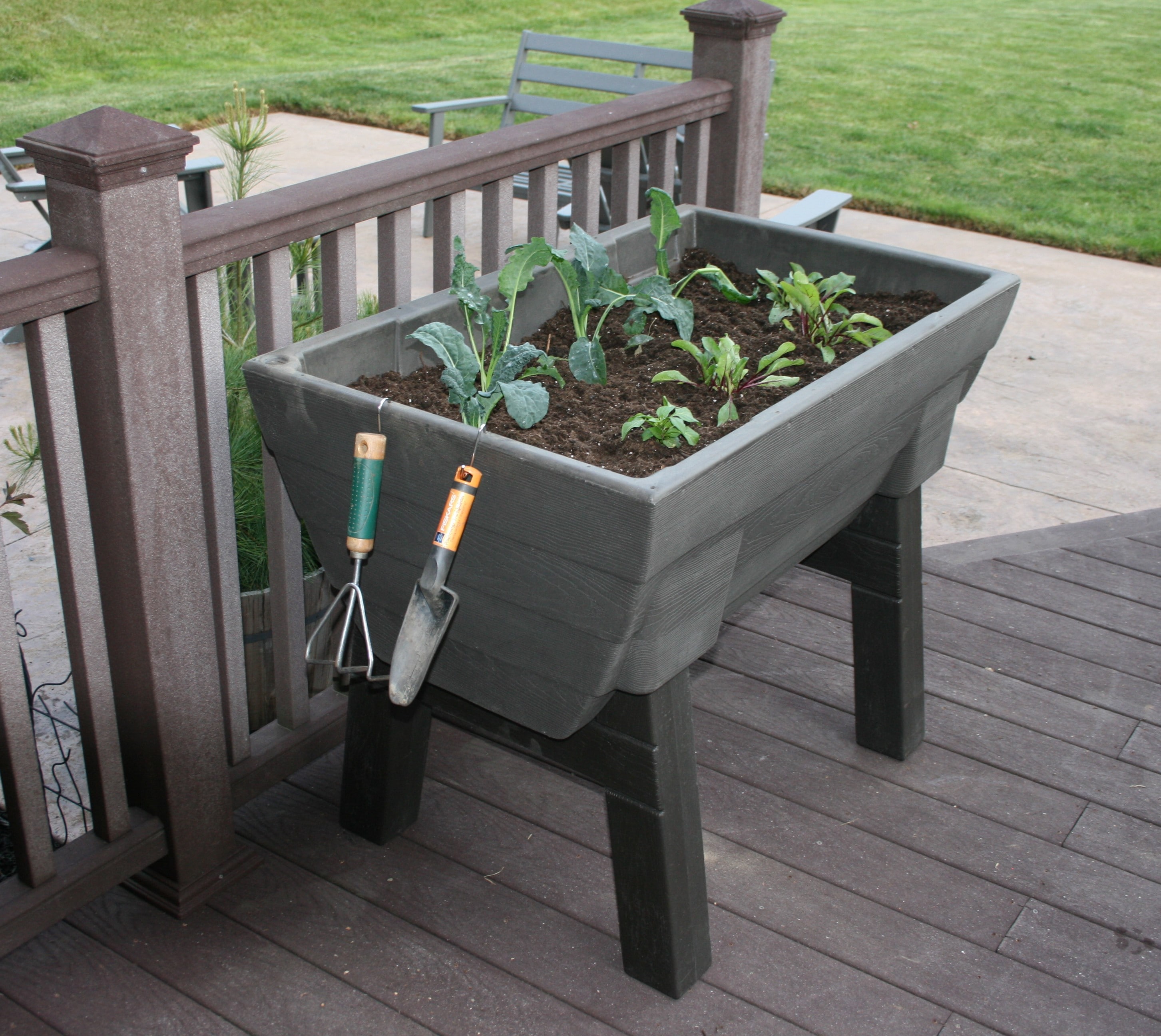 Good Ideas GW-ELG5CF-KHA Raised-Planter-Boxes - View #5