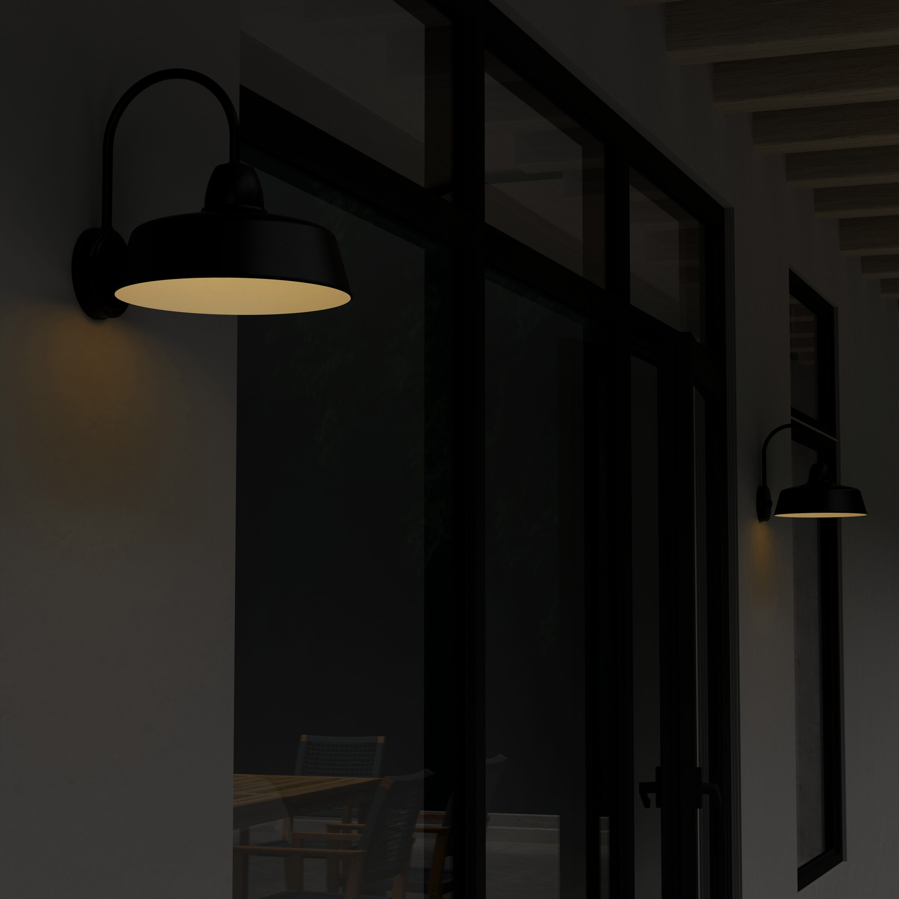 Project Source WL138MBK Outdoor-Wall-Lighting - View #10