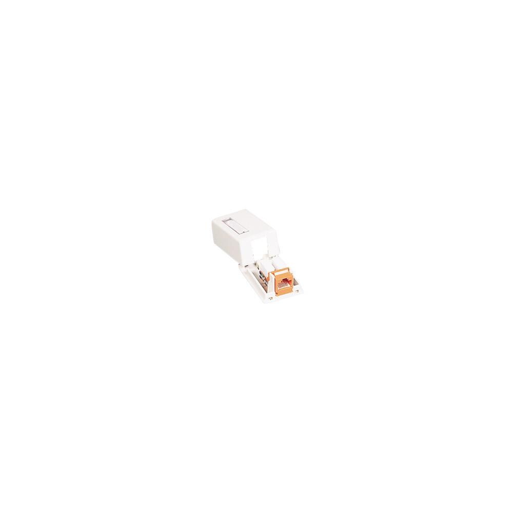 FastTrack ZX9CTG2994 Keystone Jack Surface Mount Box 1-Port Ivory
