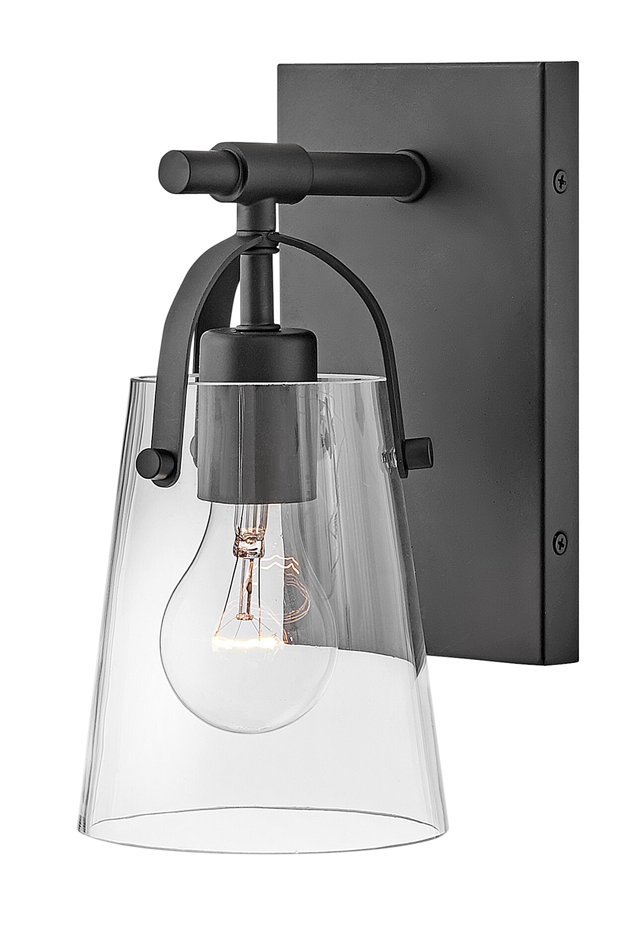 Hinkley 5130BK Foster 5-in 1 -Light Matte Black Transitional Vanity light