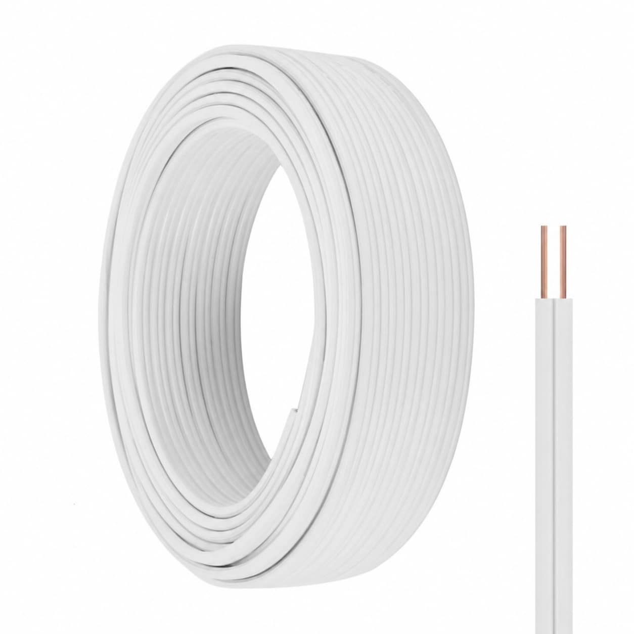 Aoibox  18 AWG 2 Conductor SPT 1 Low Voltage Electrical Wire 100 ft Stranded Tinned Copper for LED Lighting