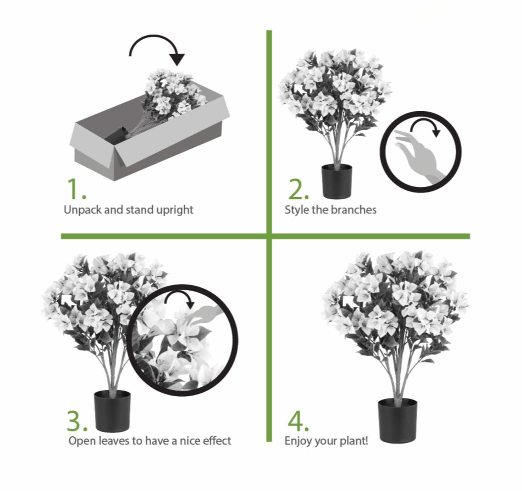 naturae decor OUT-VILCR-24-1P Artificial-Plants-Trees - View #5