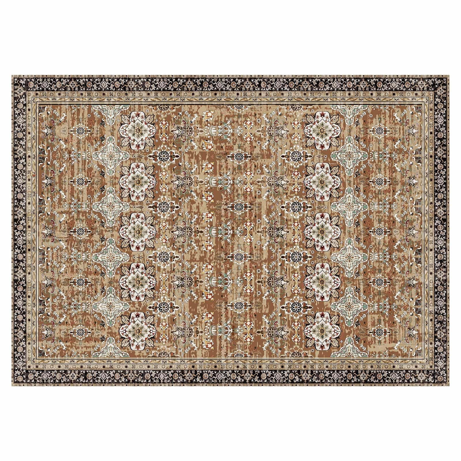 JUSHUA - Area Rug 9 x 12 ft Large Washable Rug Non-Slip and Tear-Resistant Soft Carpet Pet and Ch...