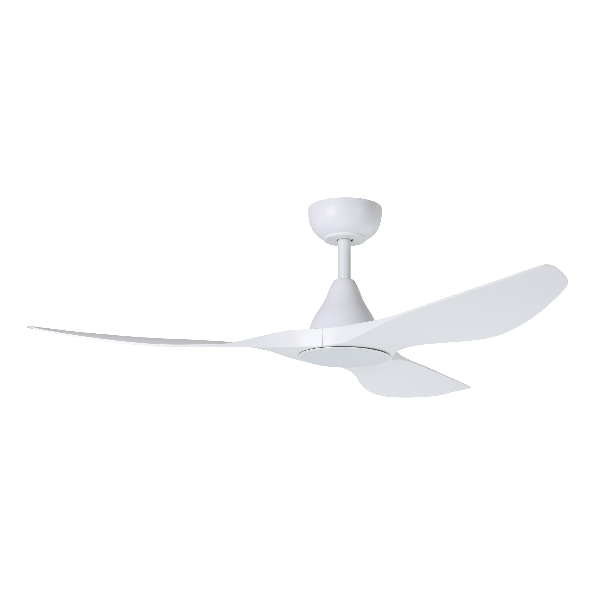 EGLO 235112-5201A Surfline 52-in Integrated LED White with White Blades Ceiling Fan With Light - Remote Included ( 3 -Blade )