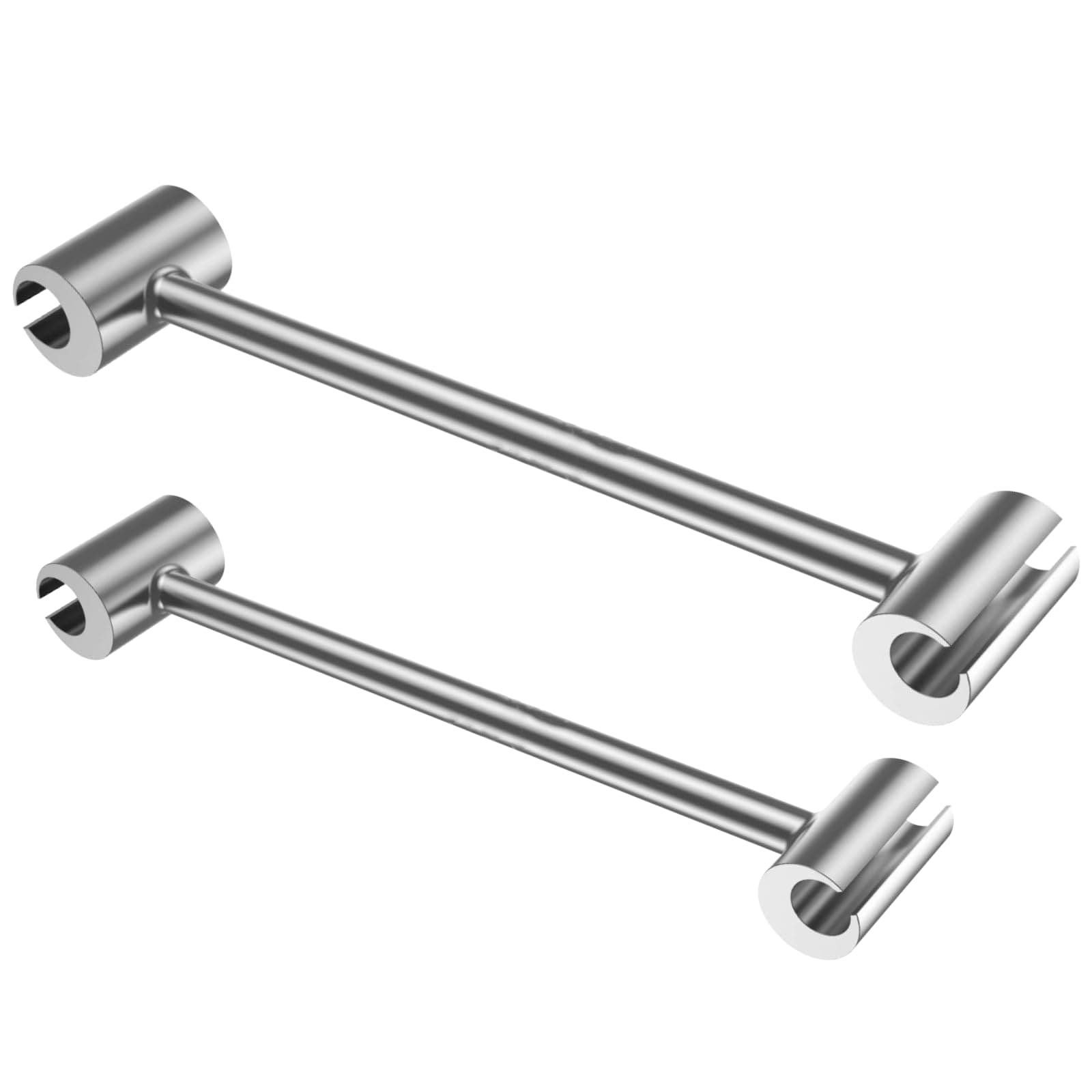 Ahfiwaso  Door Hinge Gap Adjusting Wrench Double Ended Steel Tool Heavy Duty Hinge Repair for Fire Cleanroom Security Doors Standard Round Bolts