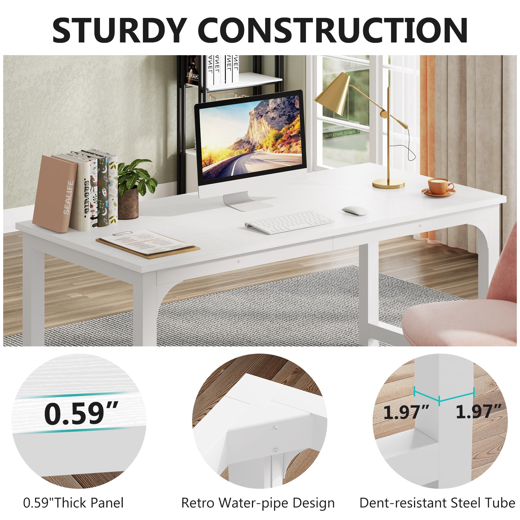 Tribesigns HOGA-M0191 Office-Tables - View #5