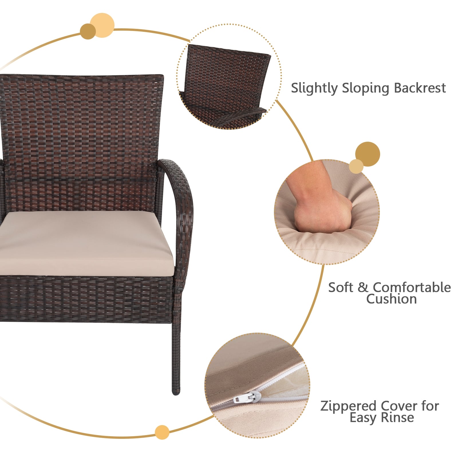 CASAINC WF-HW66527 Patio-Conversation-Sets - View #6