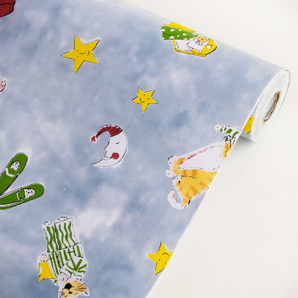 Slickblue 45 Sq Ft- Yellow Green- Star Design Self-Adhesive Wallpaper ...