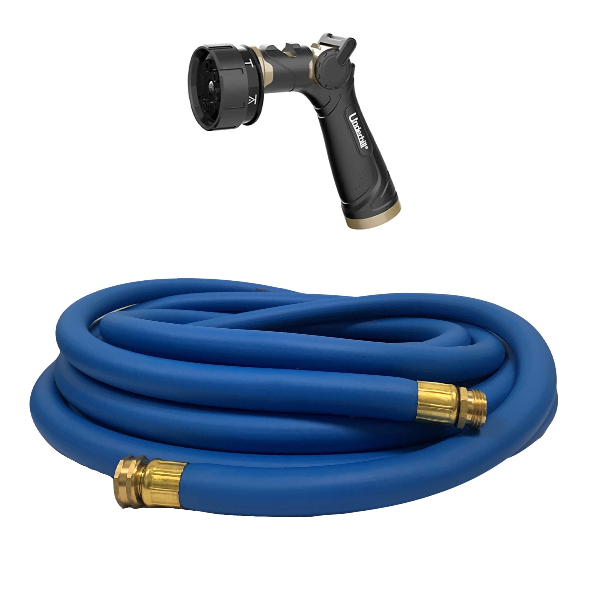 Underhill 310217 3/4-in x 50-ft Kink Free Rubber Blue Hose