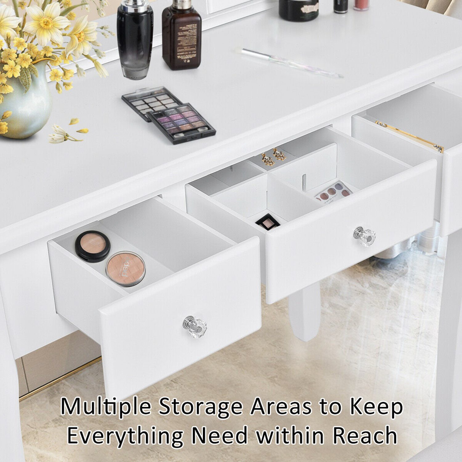 Costway CSHY001334 Bedroom-Vanities - View #9